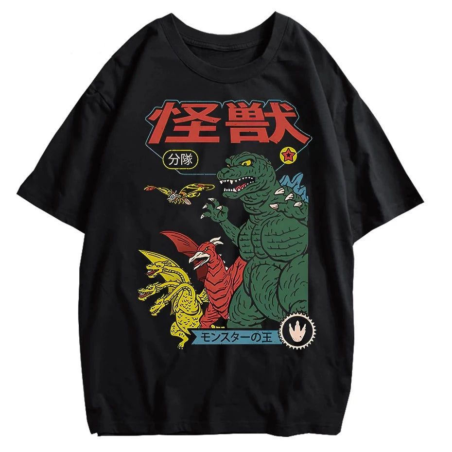 Japanisches T-Shirt <br> Godzilla