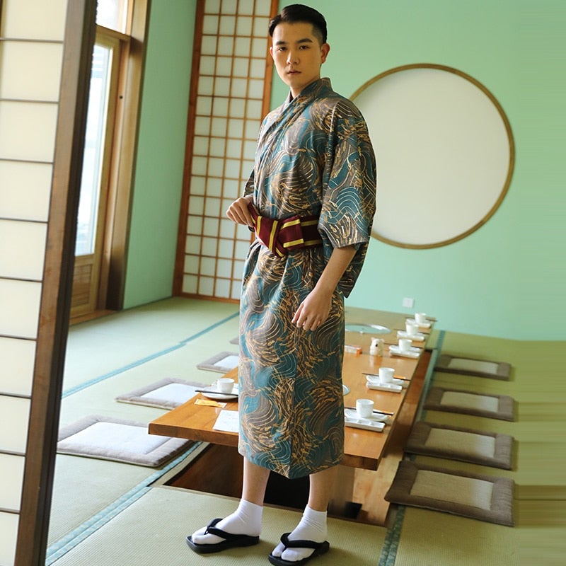 Kimono Herren Kinkakuji